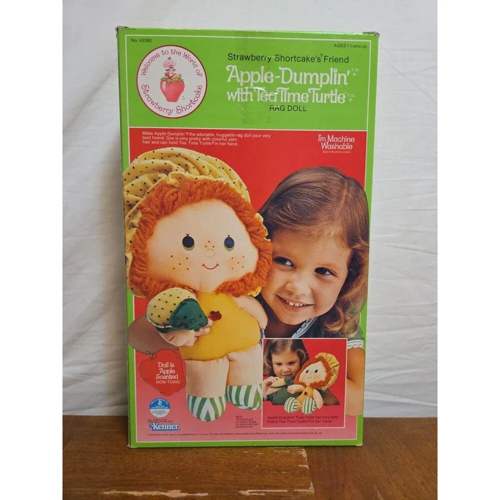 Apple Dumplin' Strawberry Shortcake's Friend Rag Doll Kenner 1984 NIB Vintage